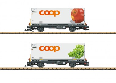 LGB 45887 RhB Containerwagen Set COOP Ep.6 