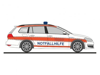 Rietze 53327 VW Golf VII DRK KV Karlsruhe Notfallhilf 