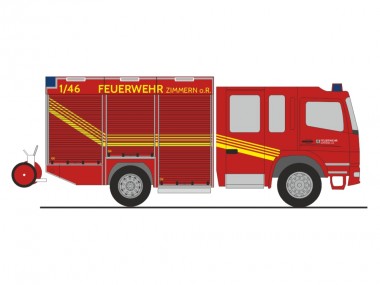 Rietze 68928 Magirus - Lohr Feuerwehr Zimmern 