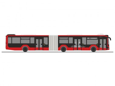 Rietze 75854 MAN Lion´s City 18´18 Unser roter Bus 