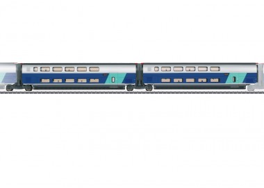 Märklin 43433 SNCF TGV Euroduplex Erg.wg.-Set 2 Ep.6 