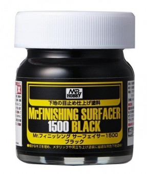 Mr. Hobby SF-288 Mr. Finishing Surfacer 1500 Black - 40ml 