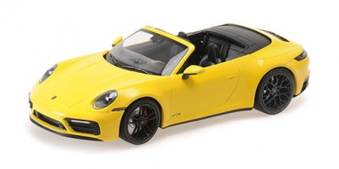 Minichamps 155063030 Porsche 911 Carrera 4 GTS Cabrio gelb 