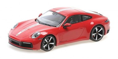 Minichamps 155067326 Porsche 911 Carrera 4S rot (2019) 