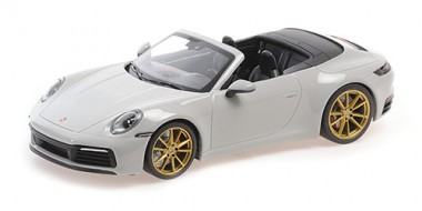 Minichamps 155067335 Porsche 911 Carrera 4S Cabrio grau 2019 