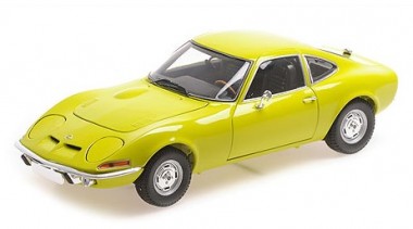 Minichamps 180049032 Opel GT gelb 1970 