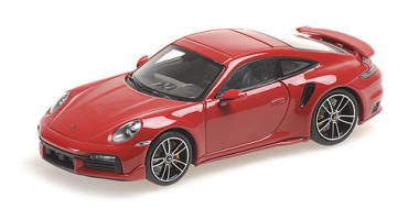 Minichamps 410060070 Porsche 911 (992) Turbo S Coupe rot 