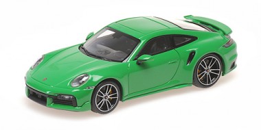 Minichamps 410060071 Porsche 911 (992) Turbo S Coupe grün 