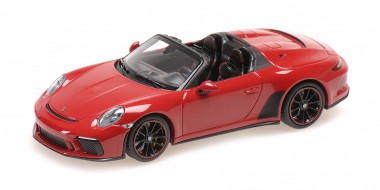 Minichamps 410061131 Porsche 911 (991) Speedster dkl.-rot 