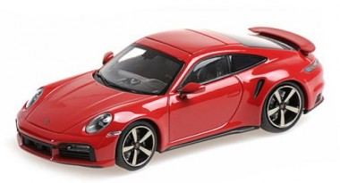 Minichamps 410069475 Porsche 911 (992) Turbo S rot (2020) 