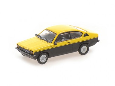 Minichamps 870040121 Opel Kadett C Coupé gelb/schwarz 1973 