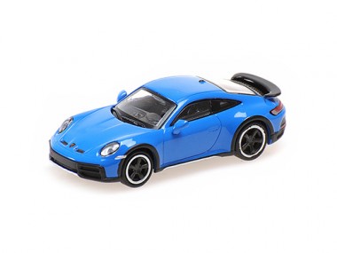 Minichamps 870062072 Porsche 911 (992) Dakar sharkblue (2022) 