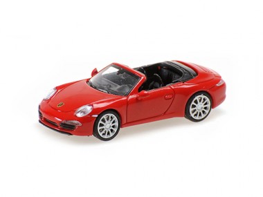 Minichamps 870068030 Porsche 911 Cabriolet (991/2012) rot 