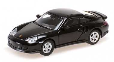 Minichamps 870068174 Porsche 911 Turbo (996/2000) schwarz 