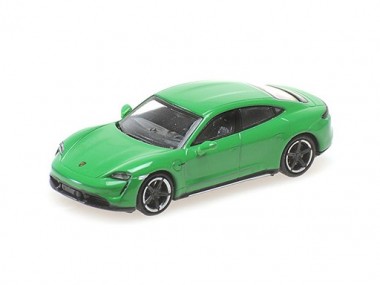 Minichamps 870068402 Porsche Taycan Turbo S grün-met. 