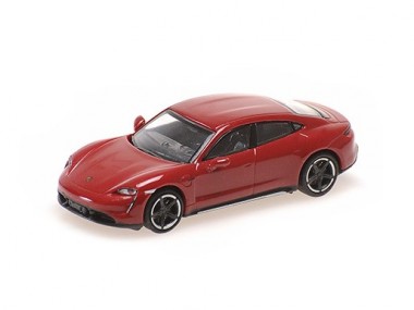 Minichamps 870068404 Porsche Taycan Turbo S rot 