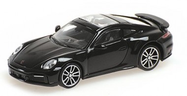 Minichamps 870069071 Porsche 911 Turbo S schwarz (2020) 