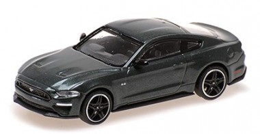 Minichamps 870087025 Ford Mustang dunkelgrün-met. (2018) 