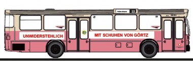 Stadt im Modell 10223 MB O305 Schnellbus HHA Görtz 