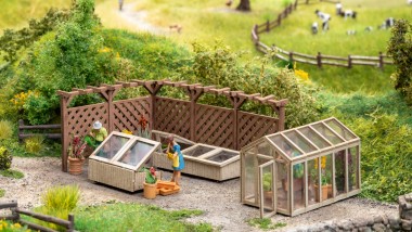 Noch 66805 Laser-Cut Deko-Set "Im Garten" 