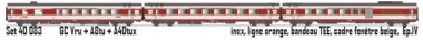 LS Models 40083 SNCF Personenwagen-Set 3-tlg Ep.4 