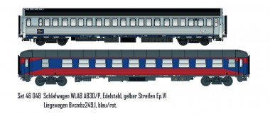 LS Models 46048 TRI Reisezugwagen-Set 2-teilig Ep.6 