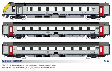 LS Models 93550 SNCB Reisezugwagen-Set 3-tlg Ep.5 AC 