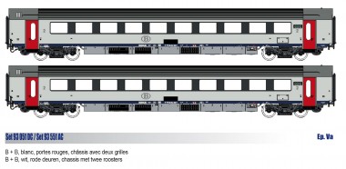 LS Models 93551 SNCB Reisezugwagen-Set 2-tlg Ep.5 AC 