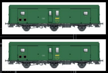 LS Models MW108 SNCF Packwagen-Set 2-tlg. Dd2 Ep.4a 