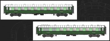 LS Models MW40946 ETAT Personenwagen-Set 2-tlg. Ep.2b 