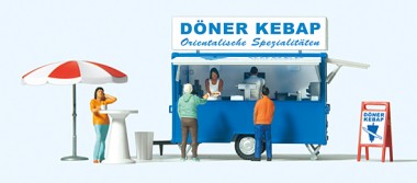 Preiser 10747 Verkaufswagen Döner Kebap 