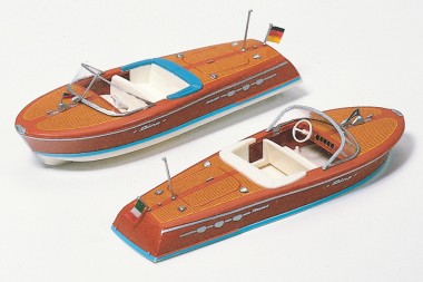 Preiser 17304 Zwei Motorboote. Bausatz 