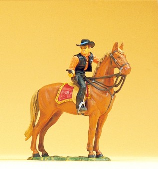 Preiser 54823 Sheriff zu Pferd, mit Revolver 