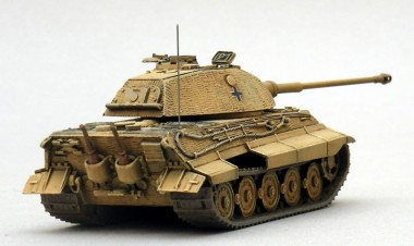 Artitec 387.75-CM WM Tiger II Porsche Zimmerit Tarnung 