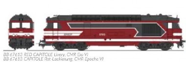 REE Modeles MB-243S SNCF CAPITOLE Dieselok BB 67613 Ep.6 