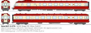 REE Modeles MB-257S SNCF Triebzug RGP1 X2774 Ep.3/4 