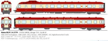 REE Modeles MB-258SAC SNCF Triebzug RGP1 X2779 Ep.3/4 