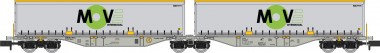 REE Modeles NW-209 AAE Doppelcontainerwagen 6-achs Ep.5/6 