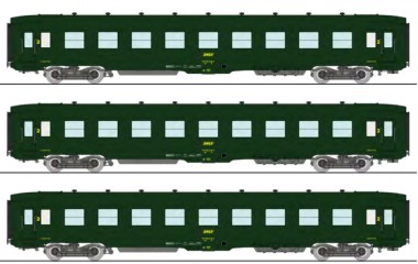 REE Modeles VB-405 SNCF Liegwagen-Set DEV AO 3-tlg Ep.4 