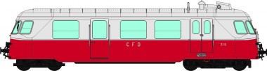 REE Modeles VM-006 CFV Triebwagen BILLARD A80 Ep.3 