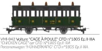 REE Modeles VM-042 CFD Personenwagen 1805 Ep.2/3a 