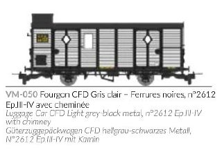 REE Modeles VM-050 CFD Gepackwagen 2612 Ep.3/4 