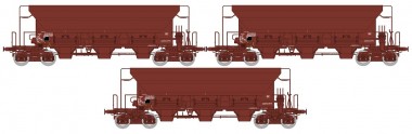 REE Modeles WB-800 SNCF Selbstentladewagen-Set 3-tlg Ep.4 