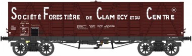 REE Modeles WB-851 SNCF CLAMECY offener Güterwag TP Ep.3 