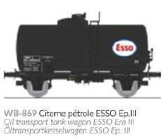 REE Modeles WB-869 SNCF ESSO Kesselwagen Ep.3 