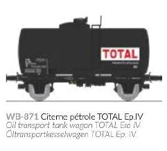 REE Modeles WB-871 SNCF TOTAL Kesselwagen Ep.4 