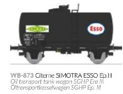 REE Modeles WB-873 SNCF SIMOTRA ESSO Kesselwagen Ep.4 