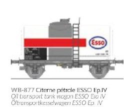 REE Modeles WB-877 SNCF ESSO Kesselwagen Ep.4 