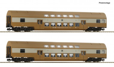 Roco 6280026 DR Doppelstockwagen-Set 2-tlg. Ep.4 