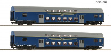 Roco 6280027 CSD Doppelstockwagen-Set 2-tlg. Ep.4 